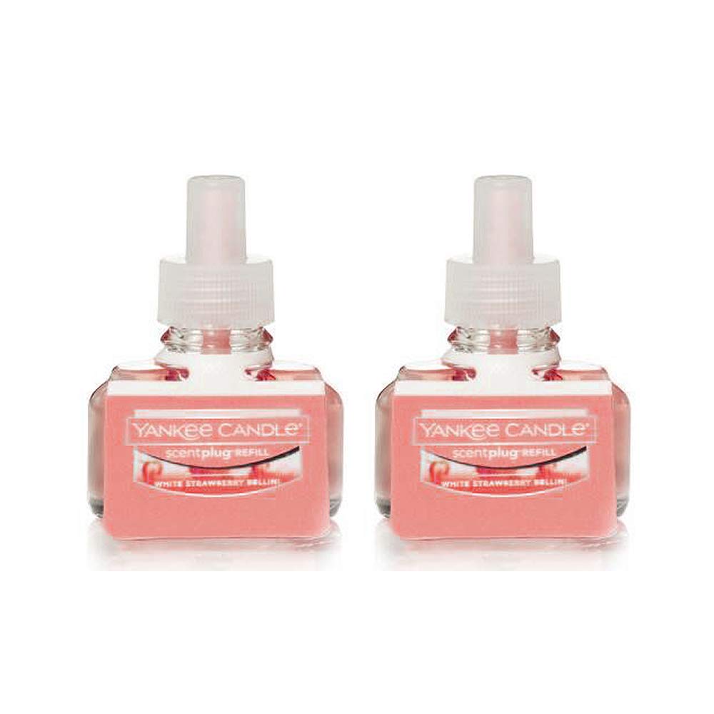 Yankee Candle White Strawberry Bellini ScentPlug refill for lasting home fragrance