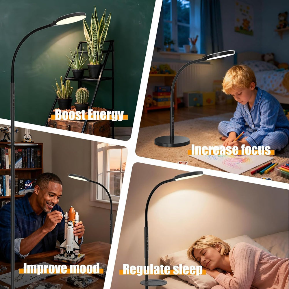 Yarah Light Therapy Lamp color temperature options for any mood