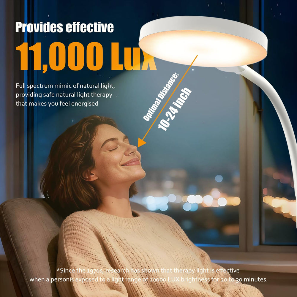 Yarah lamp with five color temperatures to match mood and tasks