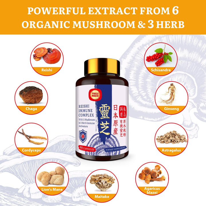 Yasumako vegan organic capsules label highlights purity