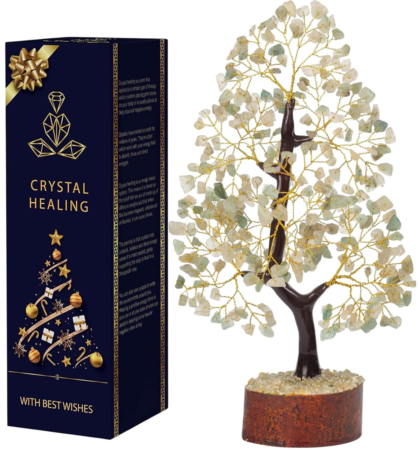 YATHABHISA Green Jade Crystal Tree adds calming elegance to any room