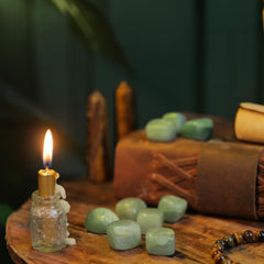 YATHABHISA green jade stone as aquarium rocks enhancing ambiance and calm vibes