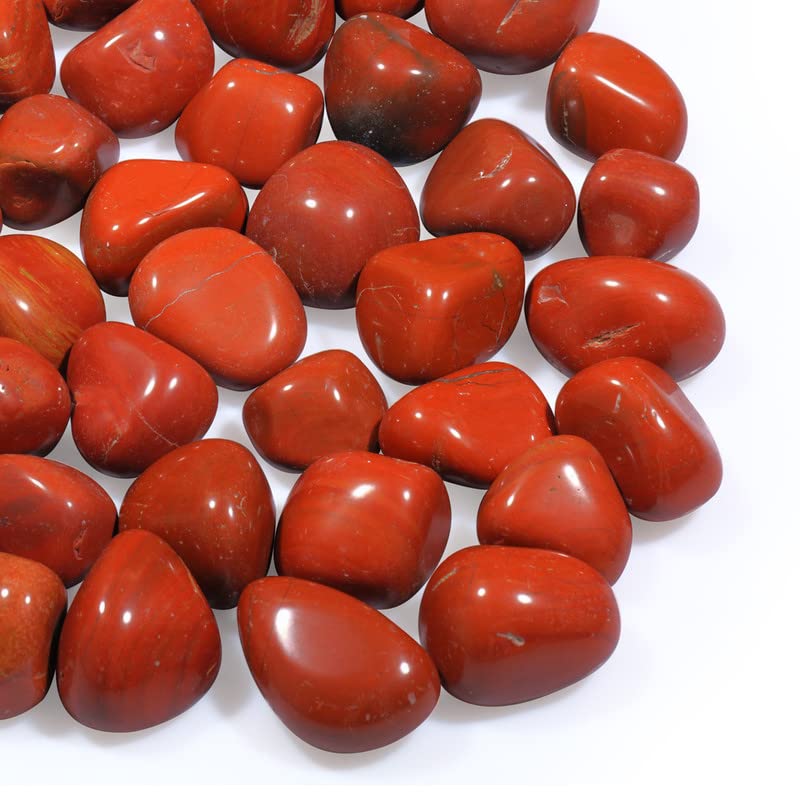 YATHABHISA polished red jasper crystals collection for altar decor and energy balance