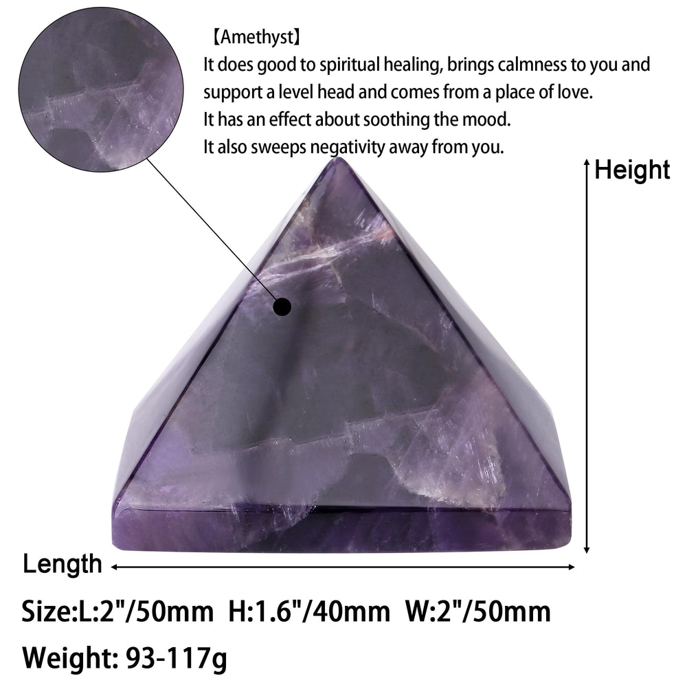 YATOJUZI decorative amethyst crystal boosts room ambiance and positive vibes.
