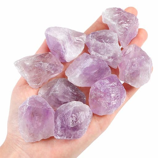 Yatojuzi Amethyst rough stone pile for meditation and decor
