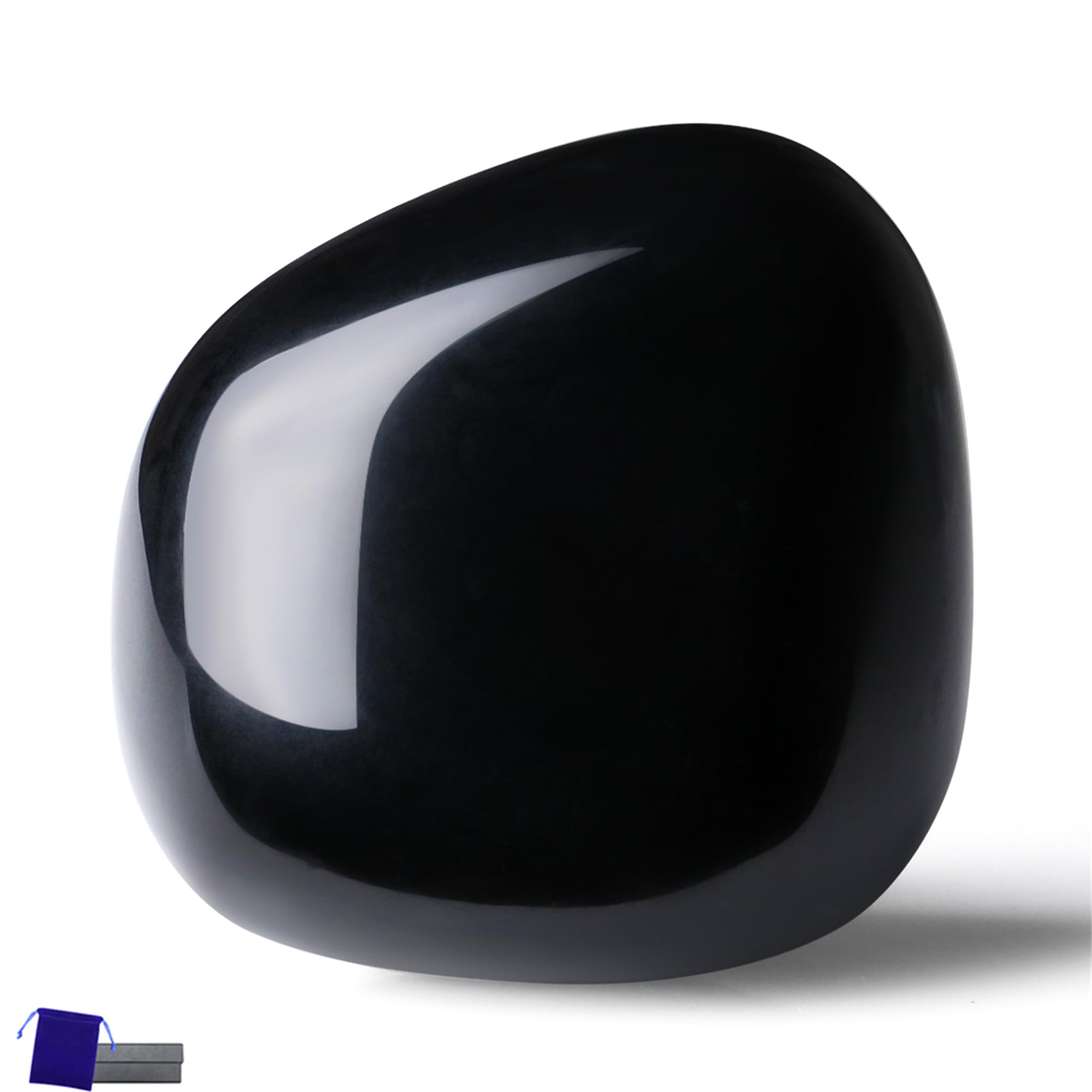 YATOJUZI black obsidian crystal, boosts creativity and mental clarity.