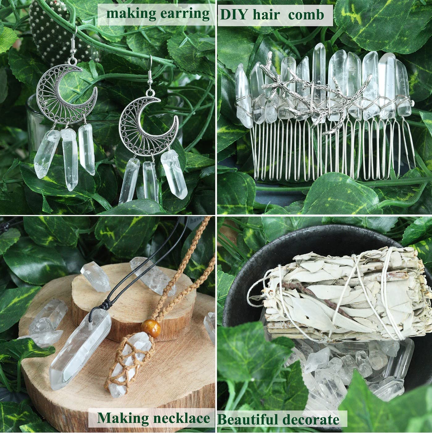 YATOJUZI clear quartz for home decor and feng shui.