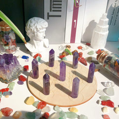 YATOJUZI Crystal healing stones closeup for versatile pocket gemstones and energy work.