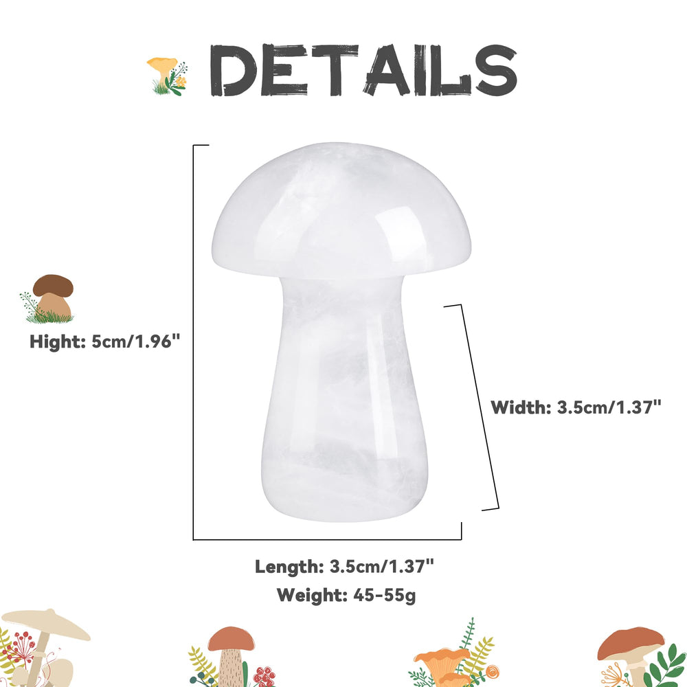 YATOJUZI crystal mushroom makes a charming gift for crystal lovers and friends.