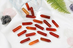 YATOJUZI crystal stones close-up, varied sizes and colors for natural energy.