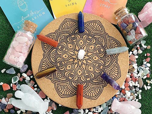 YATOJUZI desk decor crystals promote serene ambiance and inspiration