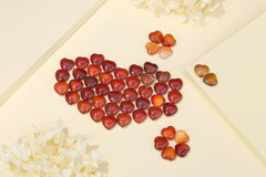 YATOJUZI heart crystal necklace idea featuring red carnelian for personal style