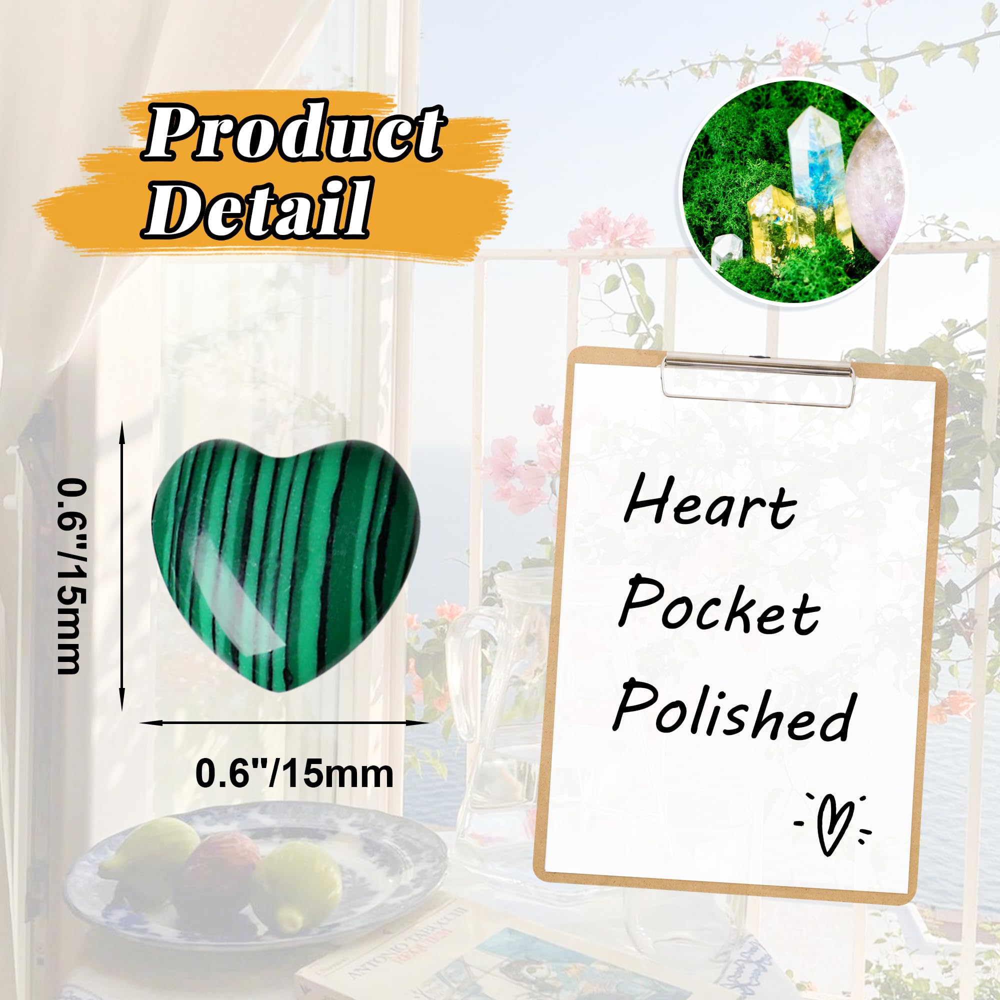 YATOJUZI heart crystal set packaging image showcasing portable pocket stones for on-the-go calm.