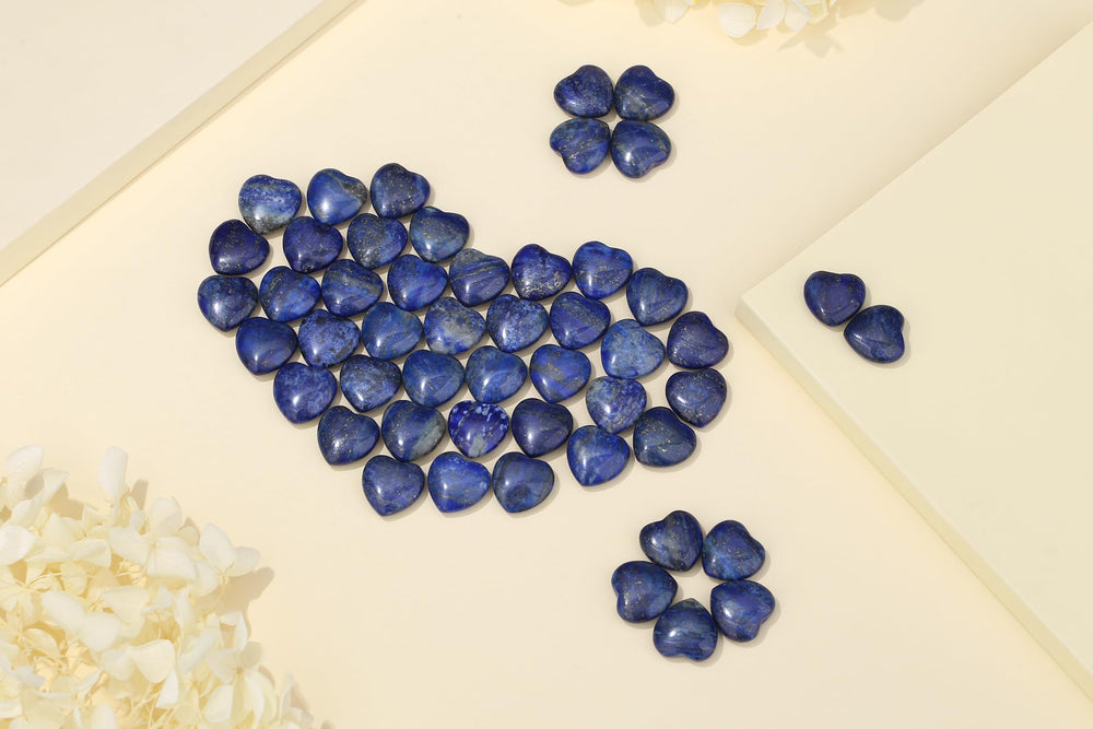 YATOJUZI lapis lazuli heart necklace idea displayed