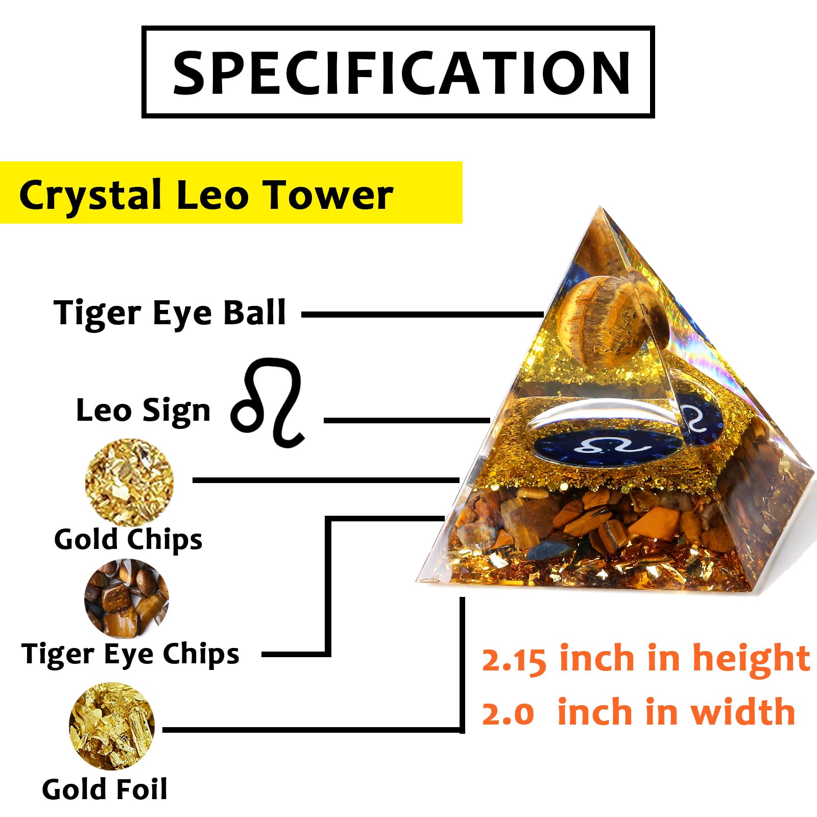 YATOJUZI Leo desk decor inspires calm and creativity.