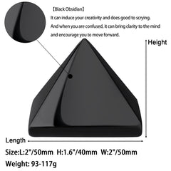 YATOJUZI obsidian energy balance stone for home decor and positive ambiance.