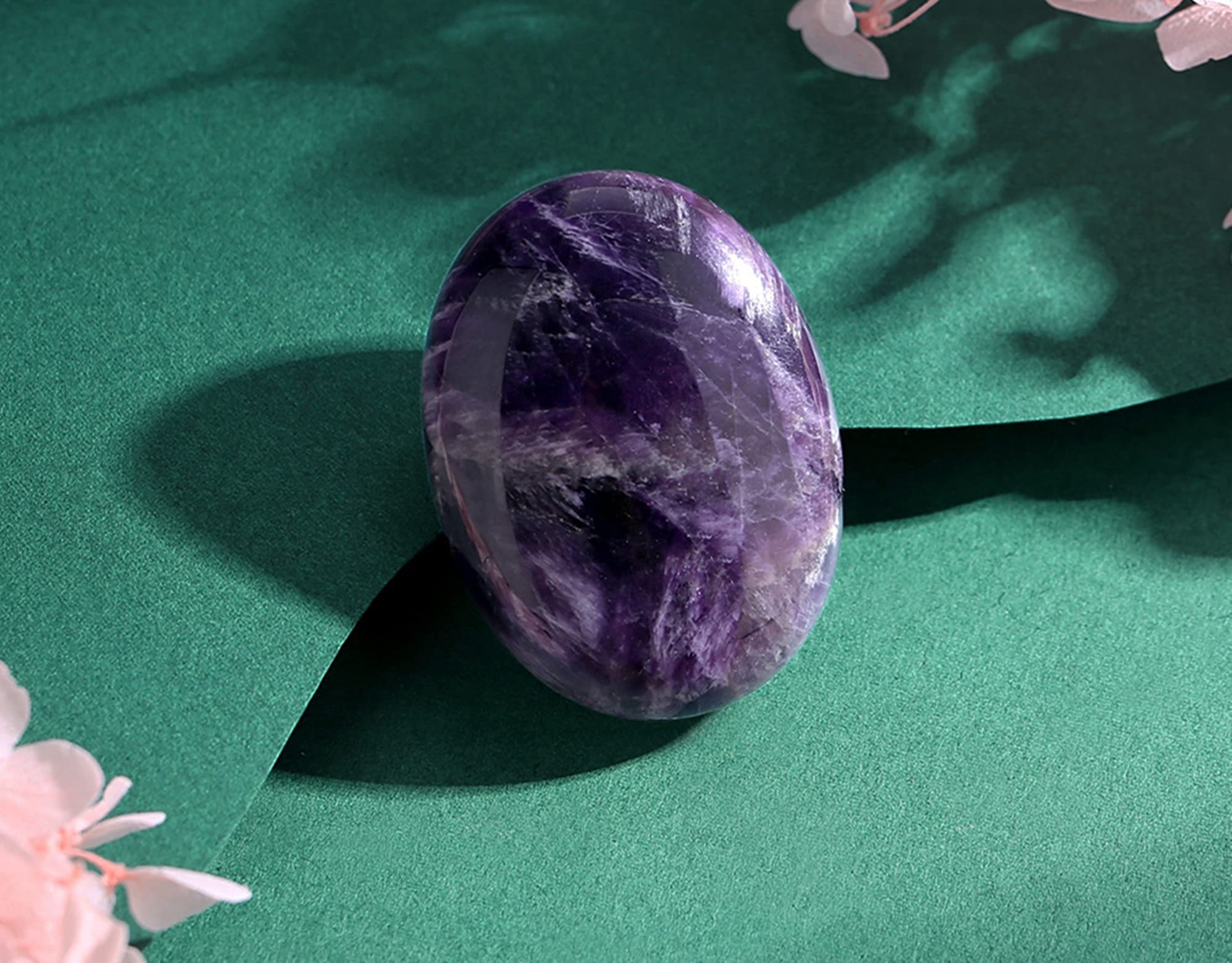 YATOJUZI pocket meditation crystal fits in a pocket for on-the-go calm