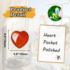 YATOJUZI red carnelian pocket crystal ideal for on-the-go energy and motivation