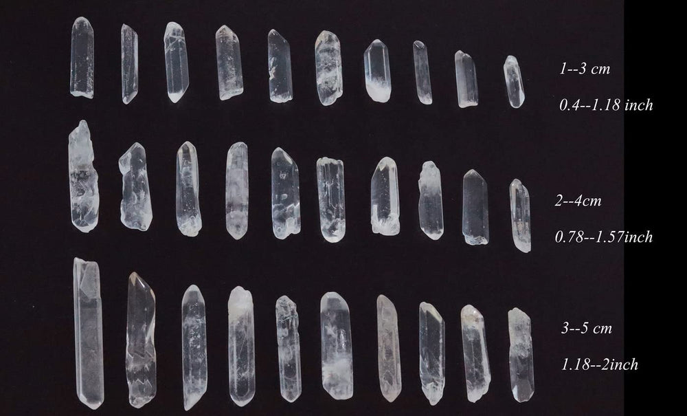 YATOJUZI master healer quartz points for meditation setup.