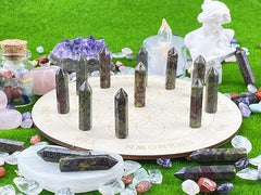 YATOJUZI varita hexagonal para dirigir energía durante la meditación.