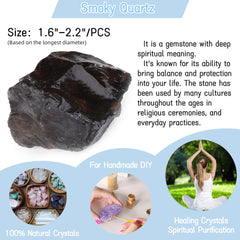 YATOJUZI smoky quartz rough stone suitable for feng shui and energy balancing