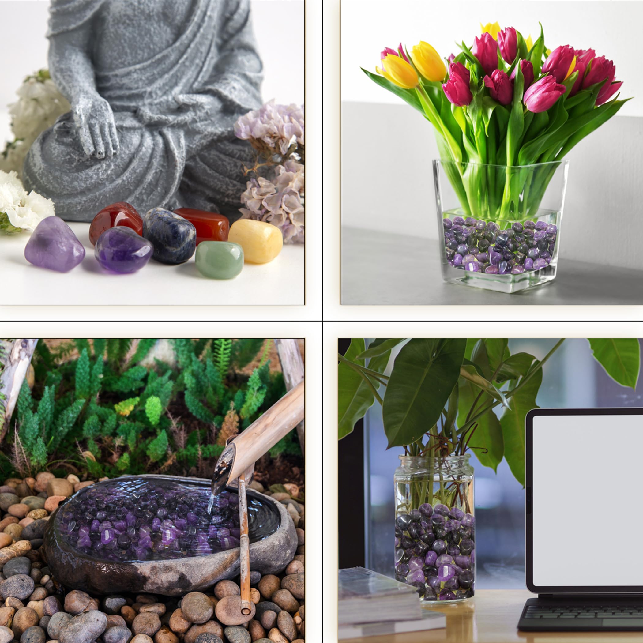 YATSKIA gift-ready amethyst stones make thoughtful presents for friends.