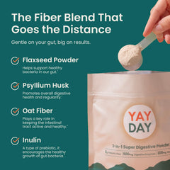YayDay powder dissolves in water for a smooth nightly citrus ritual.