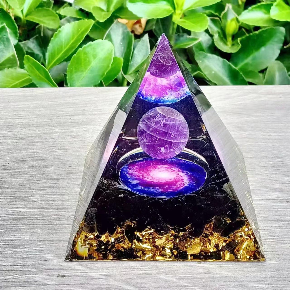 ycyingcheng moonstone meditation pyramid supports calming vibes during yoga sessions.