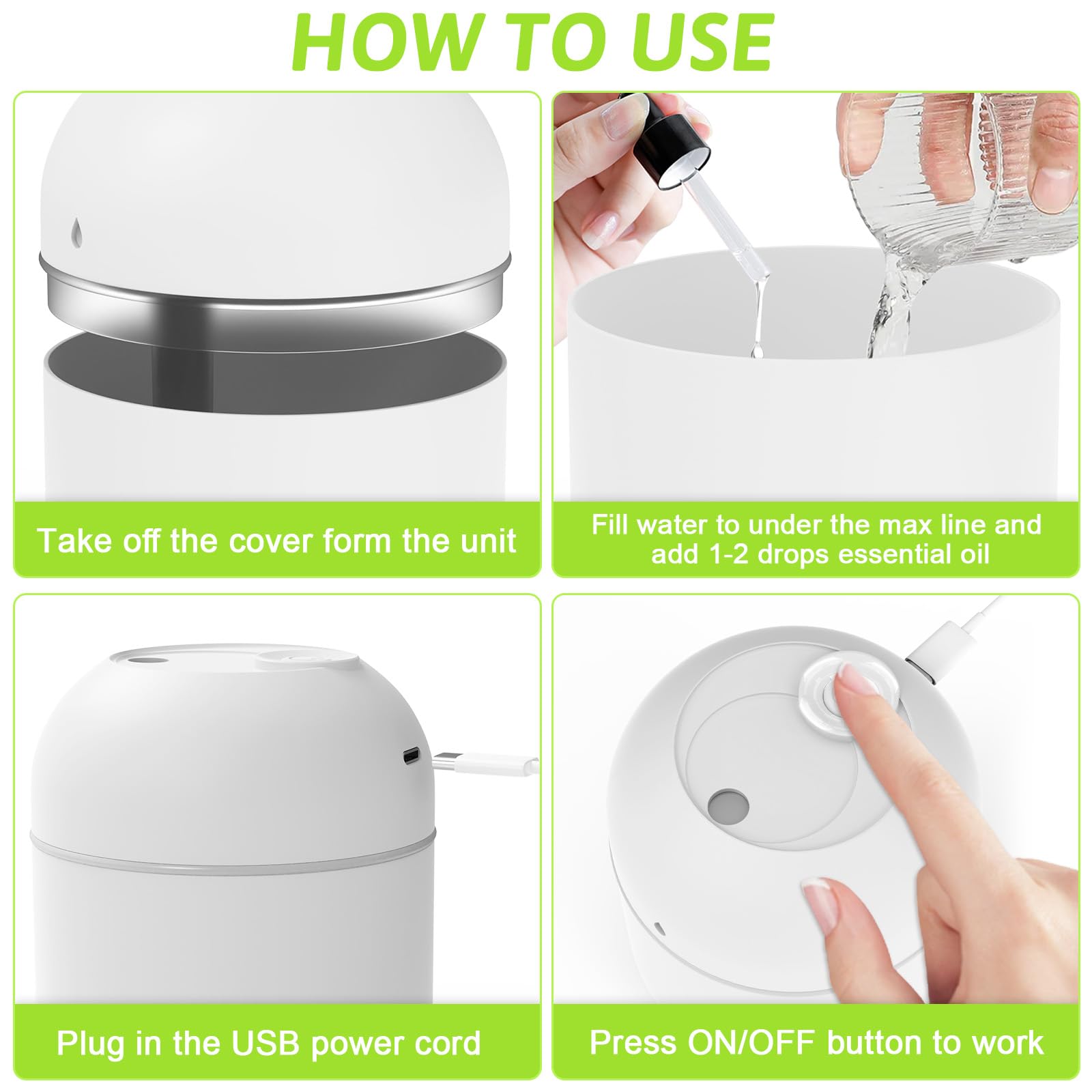 YDHZ diffuser with wide opening simplifies cleaning and maintenance.