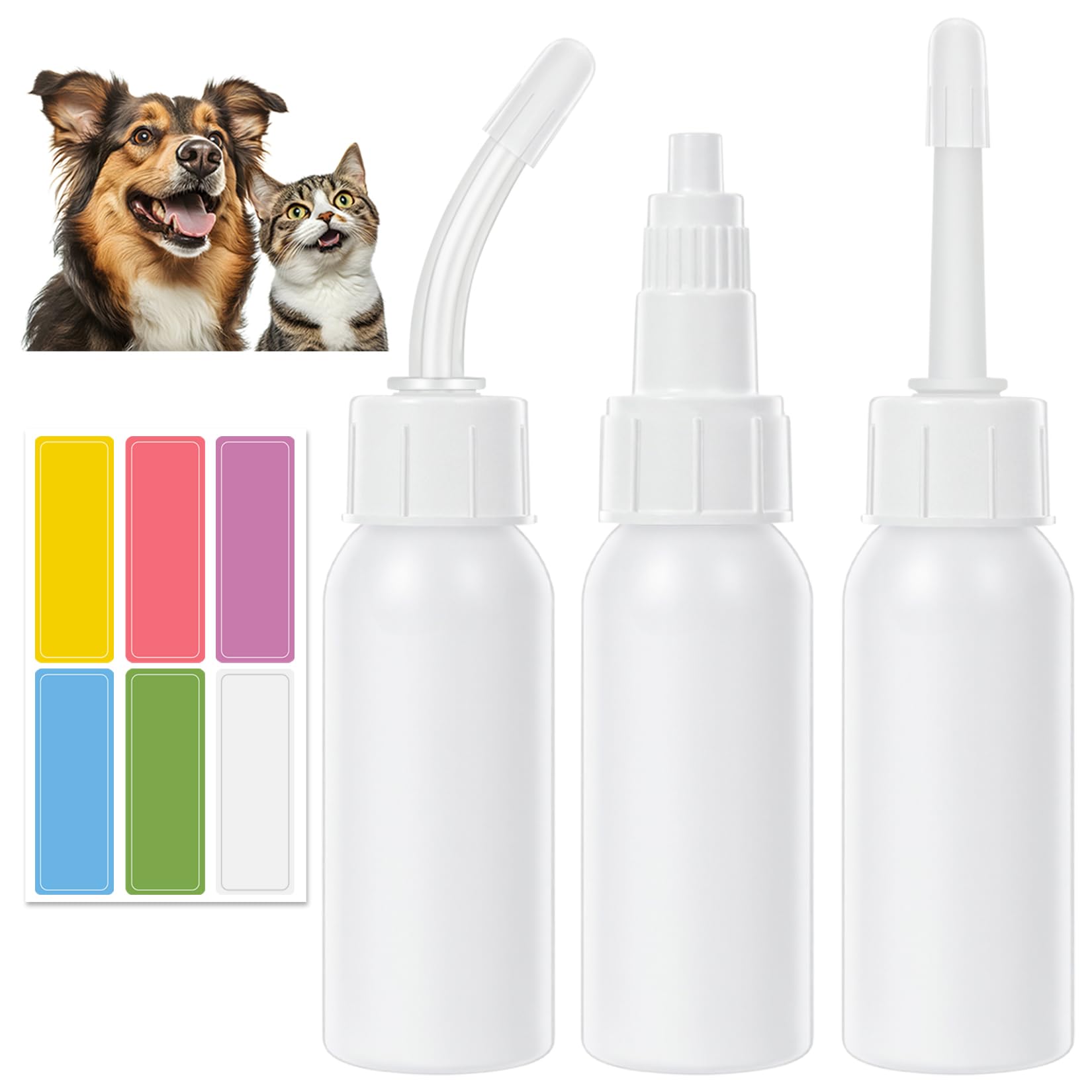 YEAJOIN three-pack of empty bottles for versatile liquid storage