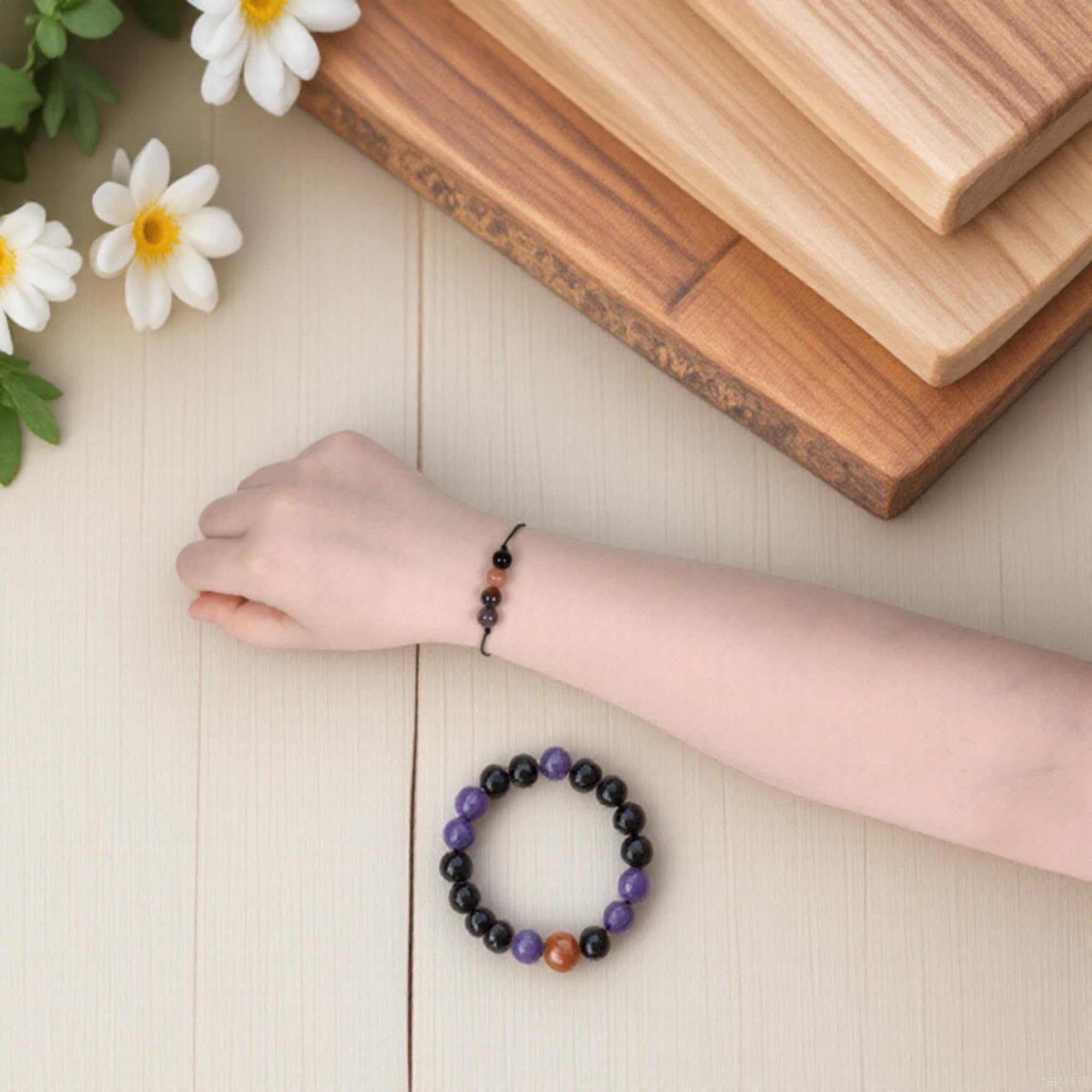 YECRUX Crystal Protection Bracelet adjustable fit for comfortable all day wear