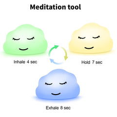YeeBeny Breathing Lamp offers 3 breathing modes to guide rhythm