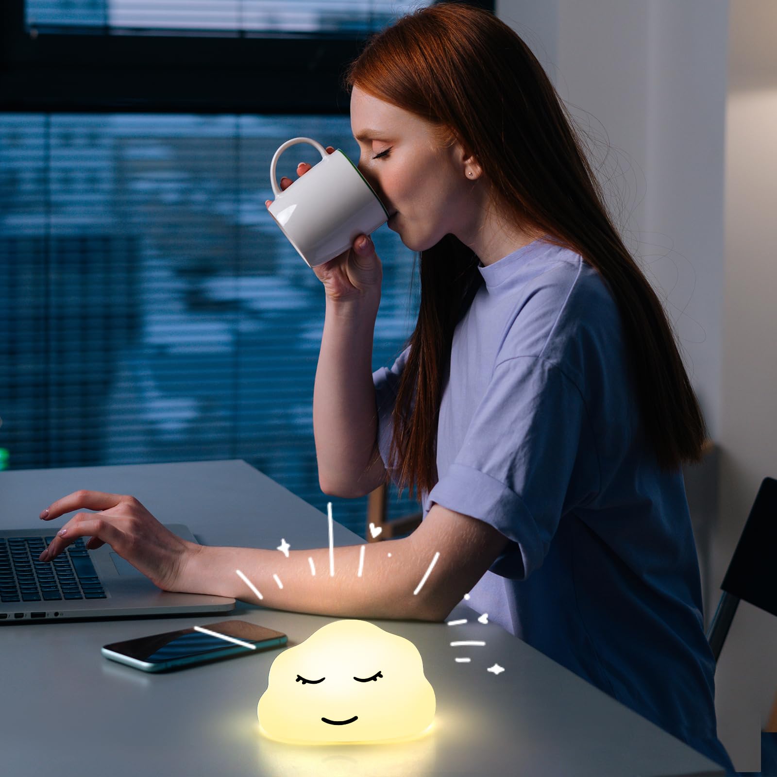 YeeBeny Breathing Lamp calming glow supports mindful evenings