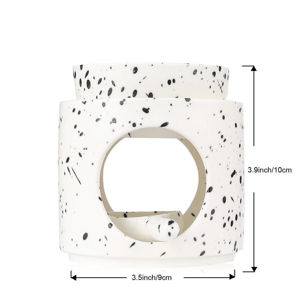 Yeerockal Ink Splash ceramic candle holder adds stylish practicality