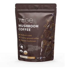 YEGE Mushroom Coffee instant cup for quick energy and focus