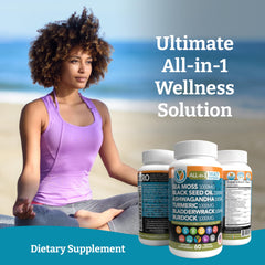 Yemaya Black Seed Oil Sea Moss blend comes in convenient capsules.