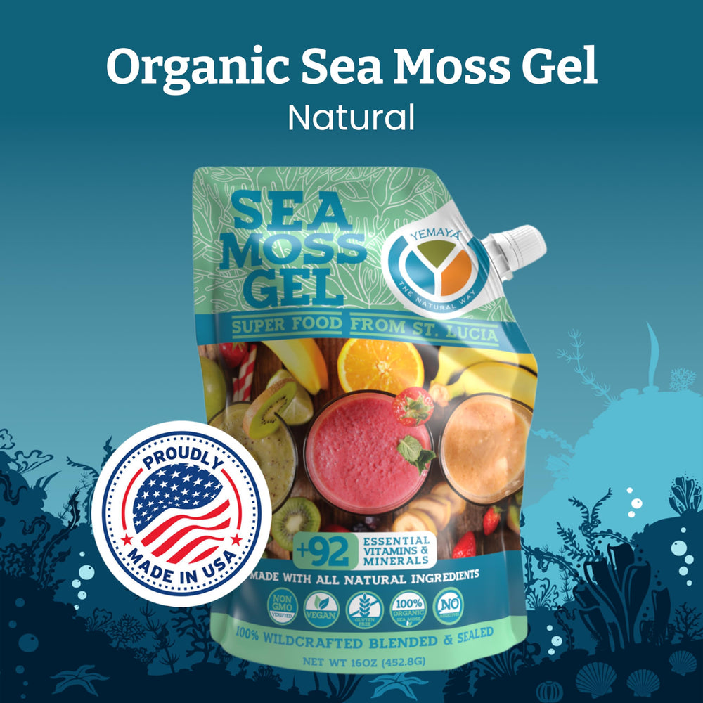 Yemayá Sea Moss Gel close-up showing rich texture for nourishing routines