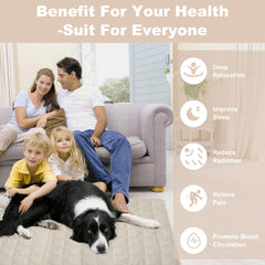 YEOUMIAR grounding sleep sheet anti-slip edge provides stable placement