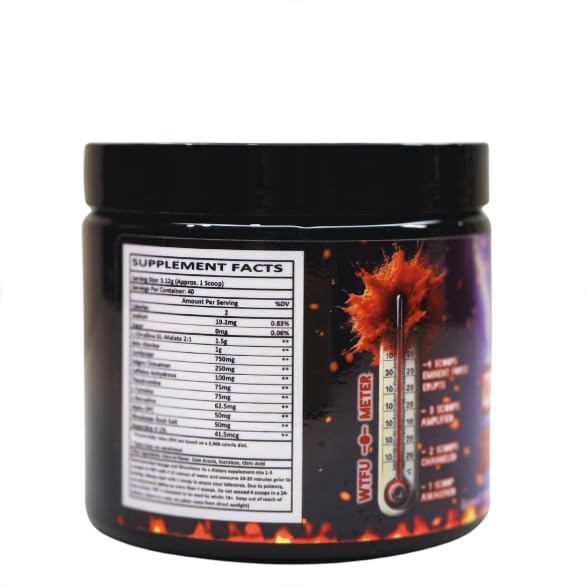 Yep Strength Wake The Faith Up label close-up highlights premium ingredients.