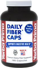 Yerba Prima Daily Fiber Caps bottle for daily digestive support