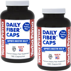 Yerba Prima Daily Fiber Formula bottle front view for daily digestive support