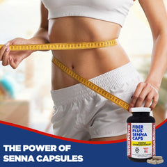 Yerba Prima Fiber Plus Senna capsules collection ready for regular use.