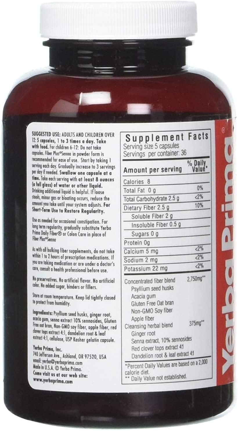 Yerba Prima label highlights gluten-free and non-GMO quality.