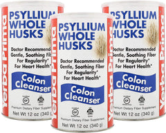 Yerba Prima Psyllium Husk front packaging showing whole husk fiber for daily regularity