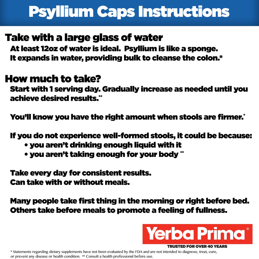 Yerba Prima vegan capsule, plant-based fiber solution
