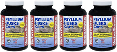 Yerba Prima Psyllium Husks Caps bottle front communicates natural fiber support for daily routines.