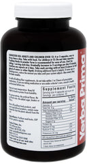 Yerba Prima Psyllium Husks Caps ingredients-dietary-fiber emphasize natural soluble fiber for digestion.