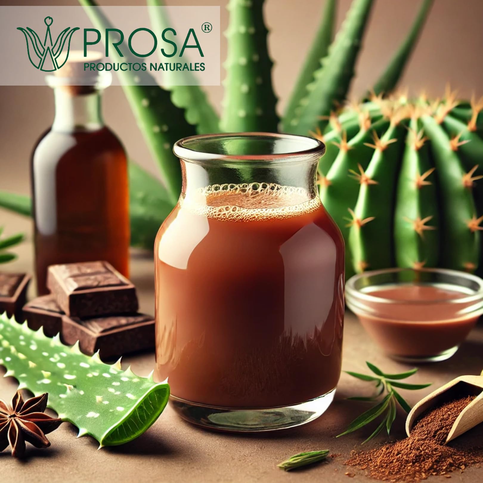 Yerbero PROSA bottle back info shows Vitamin C for vitality and wellness