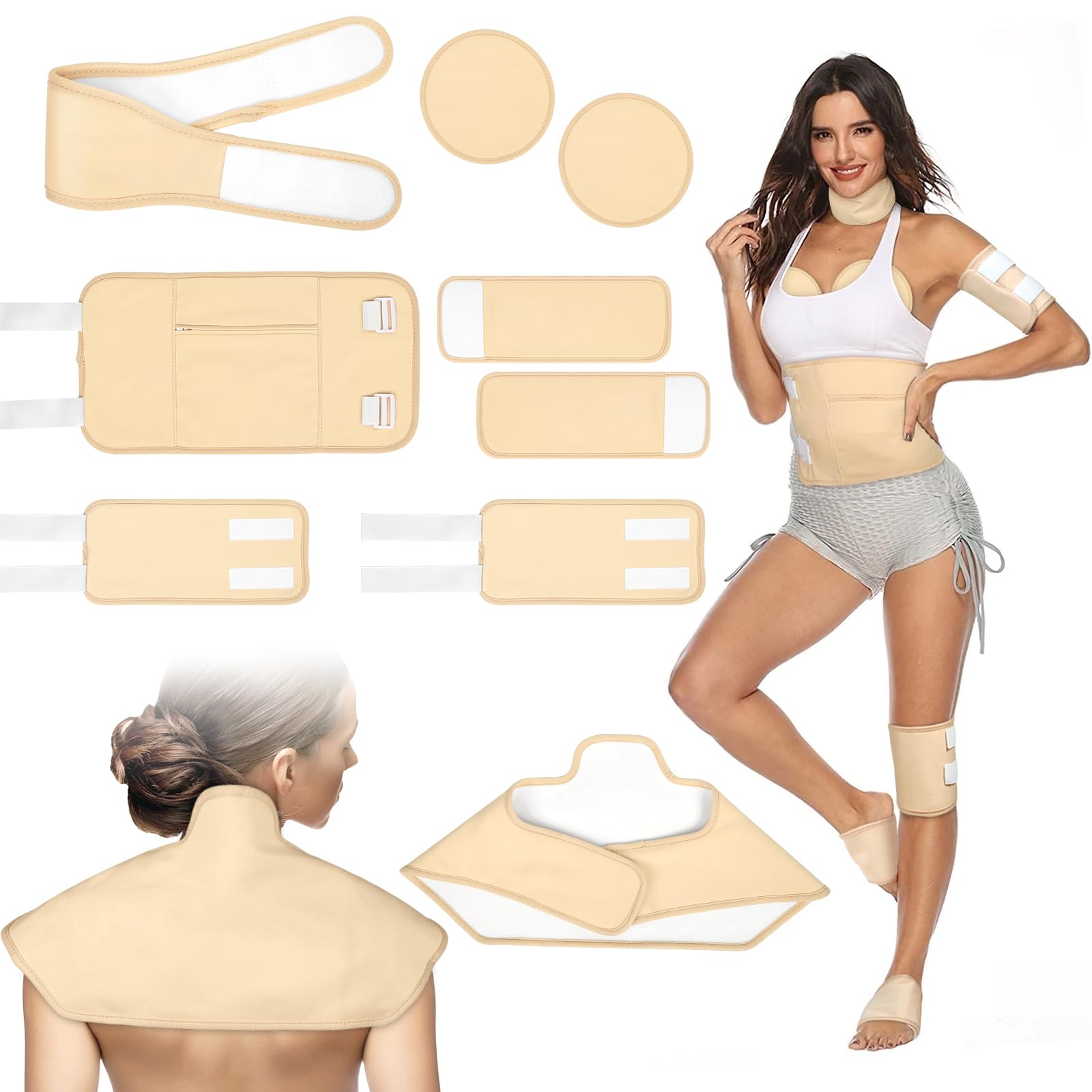 Yerepk Castor Oil Pack Wrap for stomach area offers targeted comfort and oil penetration