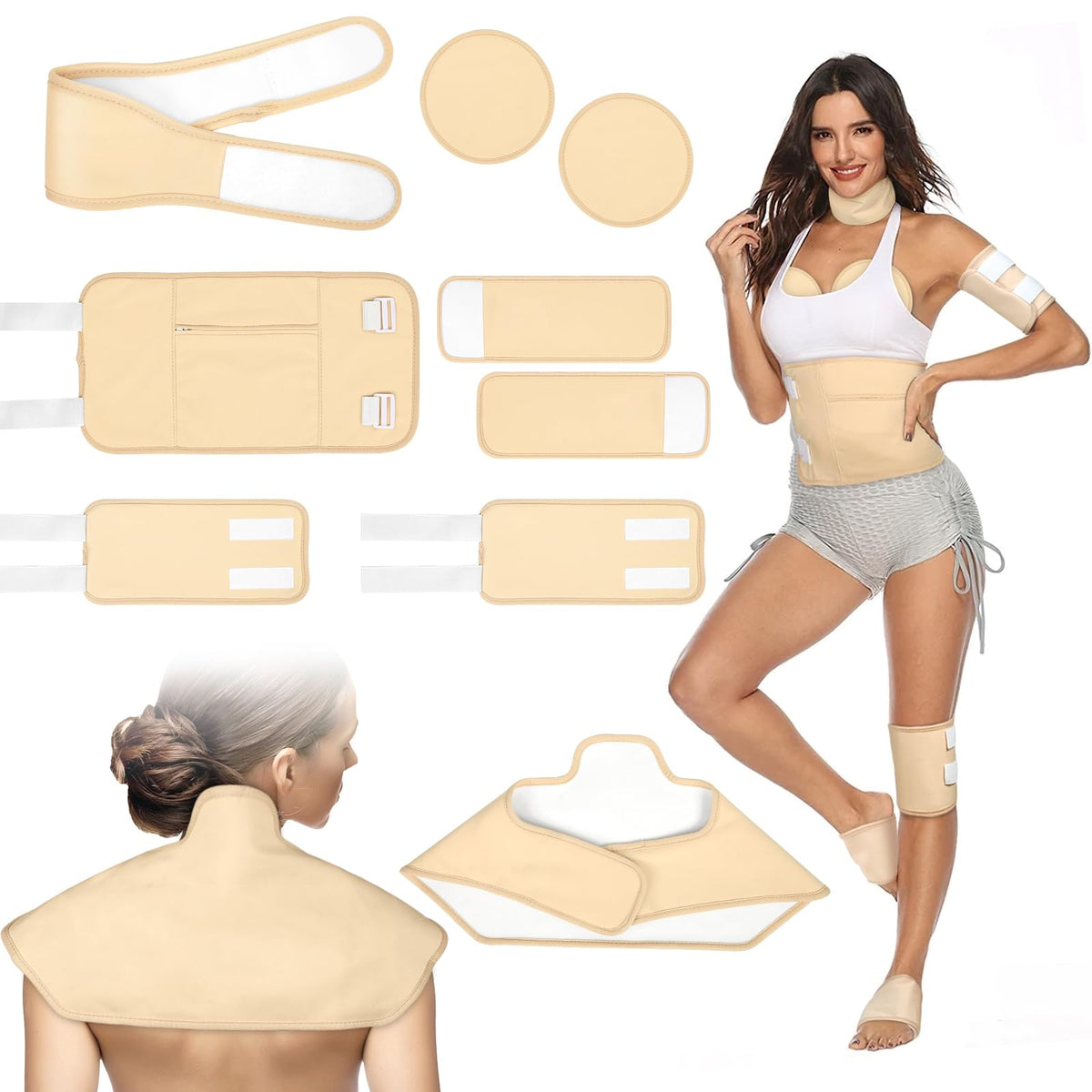 Yerepk Castor Oil Pack Wrap for stomach area offers targeted comfort and oil penetration